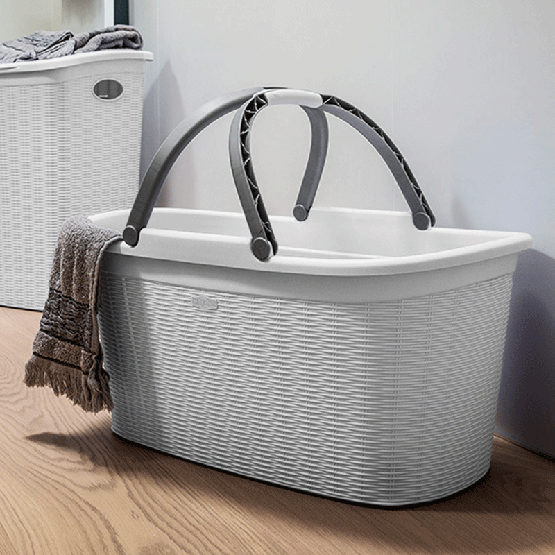 Wäschekorb mit Griff 35 Liter