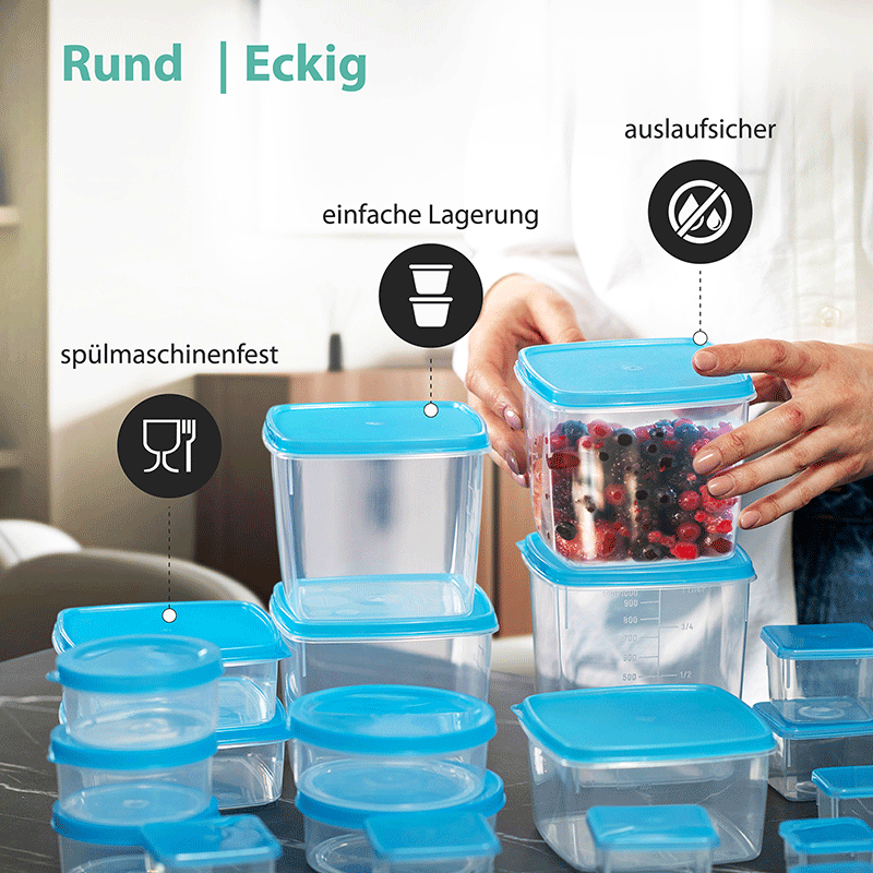 Tiefkühldosen 3x0,3lt